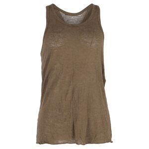 Haider Ackermann Tank Top in Brown Cotton